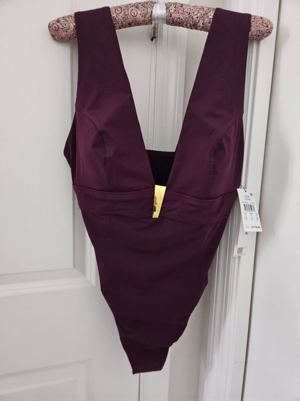Amoressa Plum Wine Delahaye One Piece Swimsuit